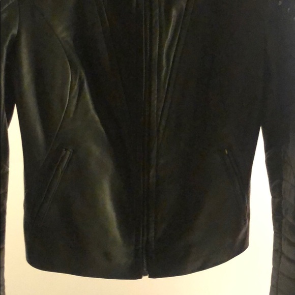 Black leather jacket - Picture 4 of 4
